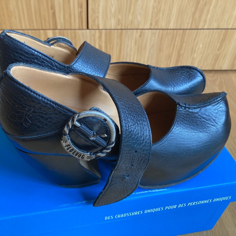 Fluevog Platform Mary Jane Heels
